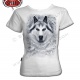T-shirt Loup blanc