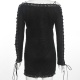 Gotické teple šaty (sveter)